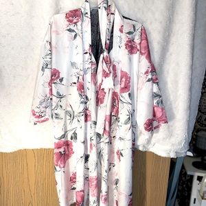 Brand new silk robe.